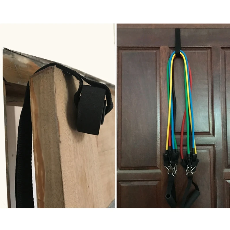 Home Fitness Resistance Bands Over Door Anchor Elastic Bands Accessories photo 3