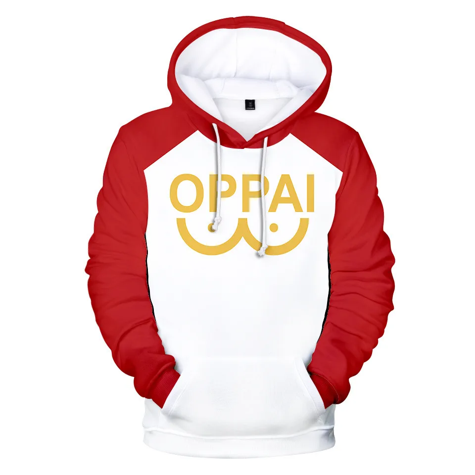 Anime Saitama Oppai 3D Digital Printing Hoodies Men Women Long Sleeve Hoodie Sweatshirt Fashion Harajuku Jacket Cosplay Costume photo 1