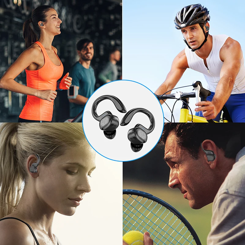 Sports Wireless Earphones BT Over Ear Buds with Earhooks Sports Earphones Running In-Ear Headphones VV2 photo 6