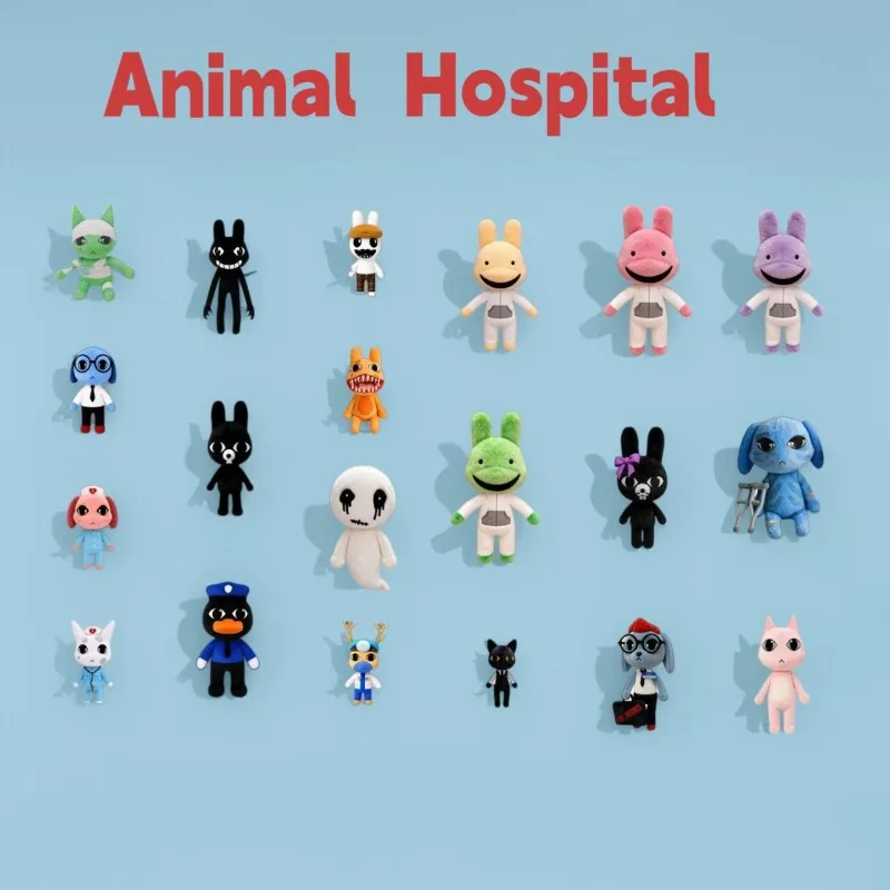 Animal Hospital Plush Toy Horror Game Animal Hospital Anomaly Cat Dog Penguin Bunny Animal Hospital Accessories Birthday Gifts photo 3