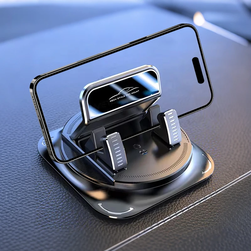 Car Phone Mount Anti Slip Silicone Dashboard Phone Holder 360-Degree Free Rotation Universal Head-Up Navigation Holder photo 1