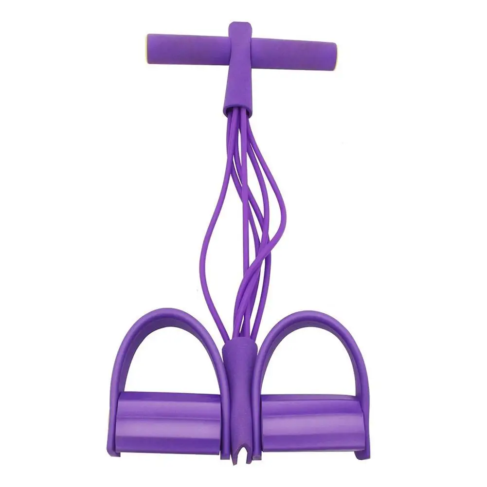 6-Tube Resistance Band Multi Function Tension Rope Fitness Bands 6-Tube Elastic Yoga Pedal Puller For Sports Exercises At Gym photo 2