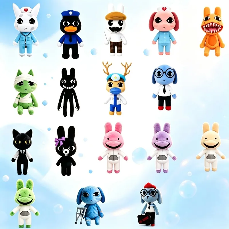 Animal Hospital Plush Toy Horror Game Animal Hospital Anomaly Cat Dog Penguin Bunny Animal Hospital Accessories Birthday Gifts photo 6