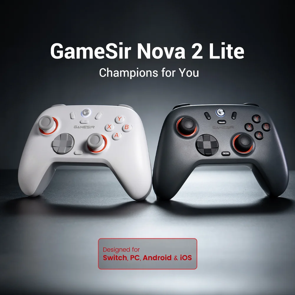 GameSir Nova 2 Lite Wireless Game Controller Switch Gamepad Hall Effect Joysticks Anti-Drift for Nintendo Switch / iPhone / Android / PC photo 1