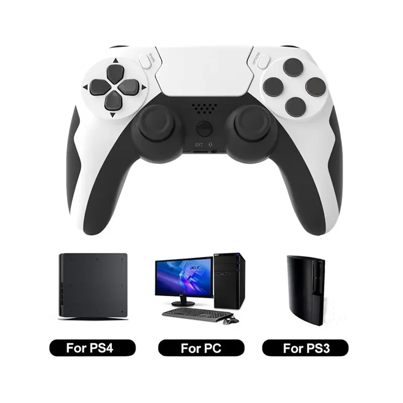 GAMINJA P48 Wireless Gamepad with Six Axis Gyroscope Game Controller For PS4 PS3 Console Wins 7 8 10 Dual Vibration PC Joystick photo 1