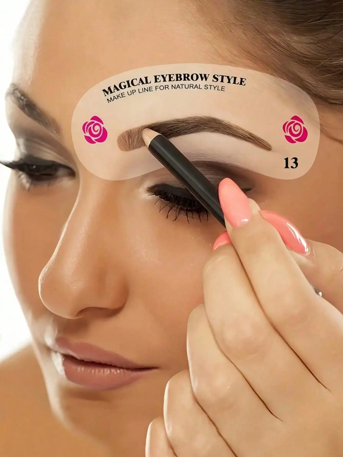 24 Styles Eyebrow Shaping Stencils - Grooming Kit for Women - Perfect for Beauty Modeling and Makeup Application photo 1