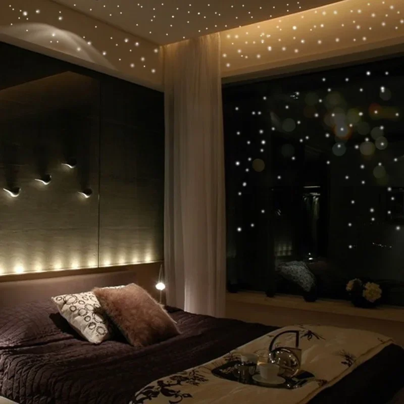 407pcs Luminous Wall Stickers Wall Decor Glow In The Dark Star Vinyl Sticker for Kid Room Creative Fluorescent Party Decoration photo 5