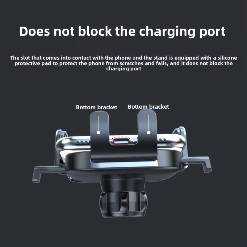 1Pc Car Mobile Phone Holder, Dashboard Installation, 360-Degree Rotatable Adjustment, Equipped with Strong Suction Cup, Non-Slip and High-Stability Mobile Phone Holder, Compatible with All Smartphones photo 2