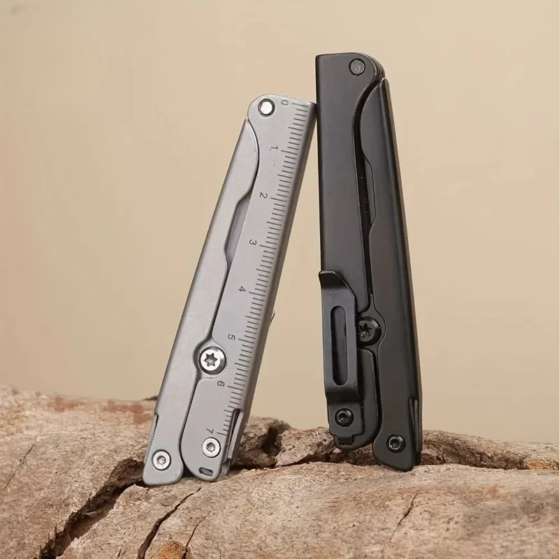 Multifunctional Portable Folding Scissors Stainless Steel Outdoor Survival Camping Fishing Hunting Tool photo 3