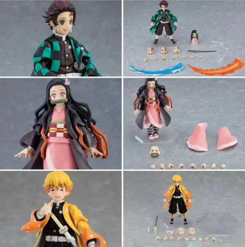 Figma 553 Demon Slayer Rengoku Kyojuro Movable Action Figure With Flame Effect Accessoriescollectible Anime Model For Anime Fans photo 2