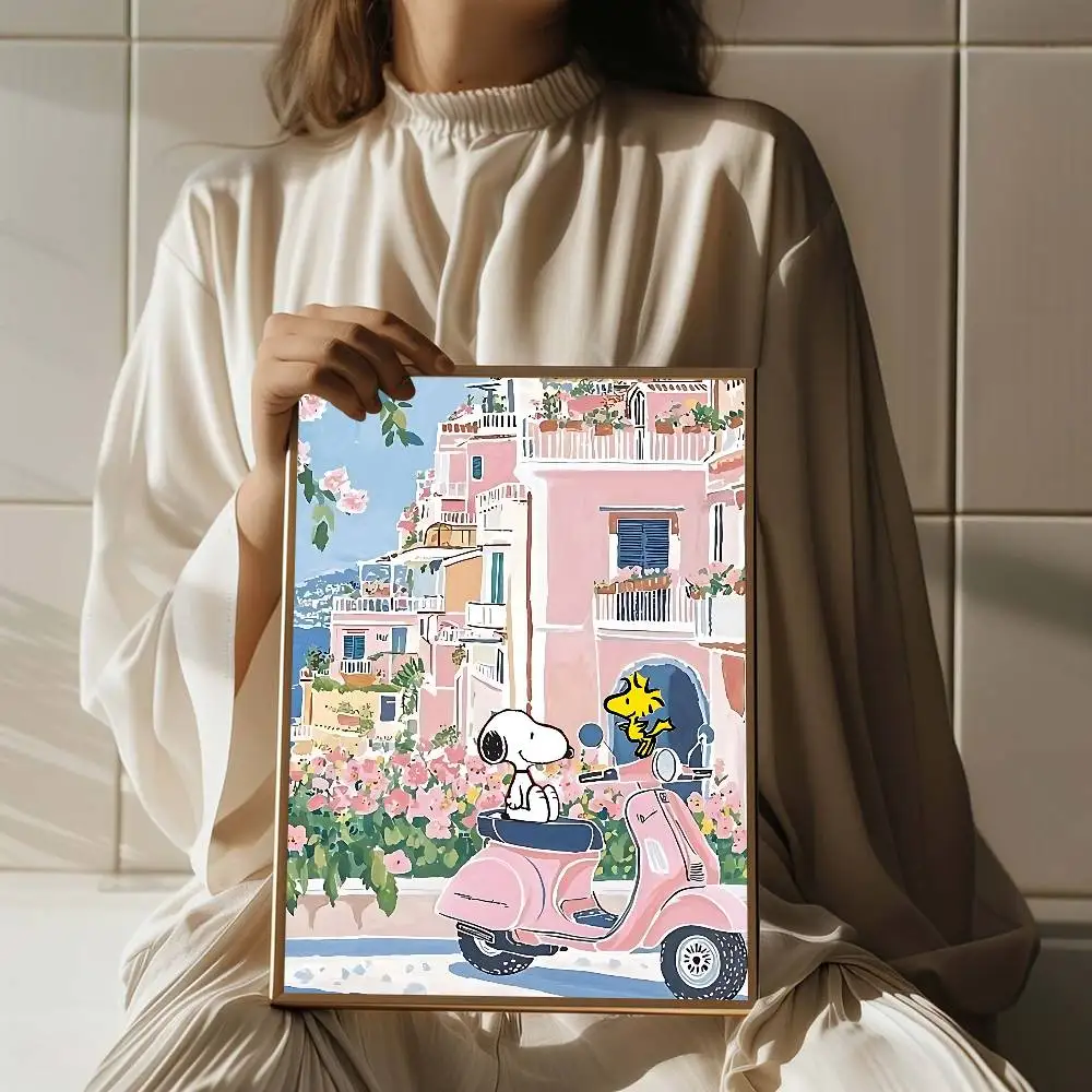 The S-Snoopys Show Cartoon Anime Posters Sticky HD Quality Wall Art Retro Posters for Home Room Wall Decor photo 5