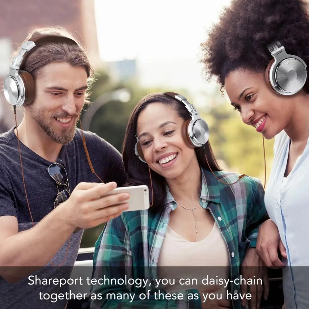 Oneodio Pro 30 Professional Studio DJ Headphones With Microphone Over Ear Wired Earphones HiFi Monitors Foldable Gaming Headset photo 3
