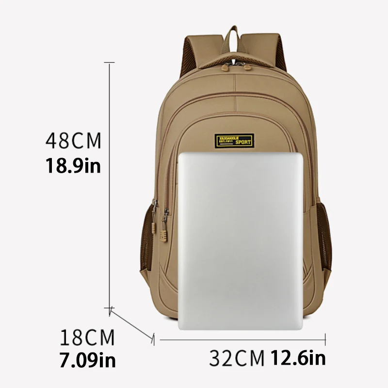 Unisex Large Capacity Casual Backpack Travel Business Trip Backpack Bookbag Men's Women's Universal Comfortable Hiking Bag photo 6