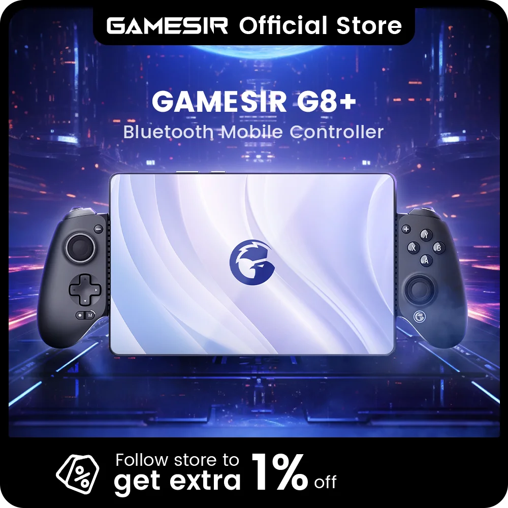 ​​GameSir G8+ Bluetooth Gamepad Hall Effect Gaming Controller for Nintendo Switch 2, Android Phone, Tablets, iPhone, iPad, PC photo 1