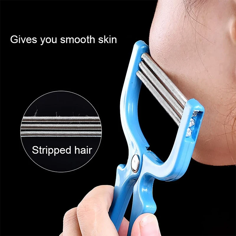 High-Quality Handheld Facial Hair Remover Manual Removal Epilator Beauty Shaving Threading Tool For Women Adults Beauty Epilator photo 3