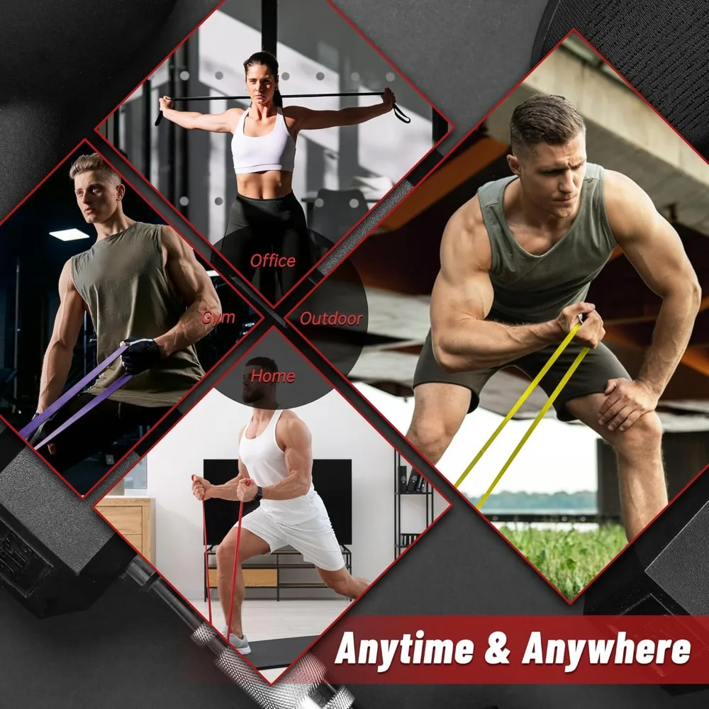 Pull Up Assistance Bands, 5-Level Resistance Bands for Working Out, Pull Up Bands for Men & Women, Exercise Bands for Full-Body photo 5