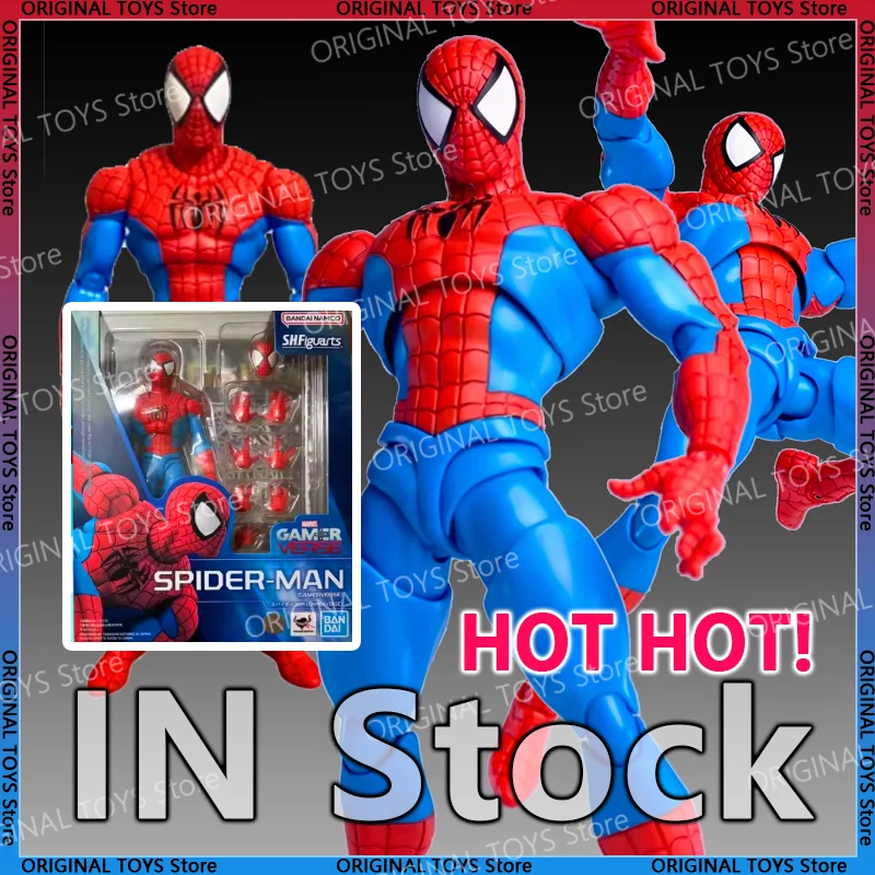 In Stock KO SHF Figuarsts Spider Man Gamerverse Action Figures Collectible Action Figure Anime Action Figures Toys photo 1