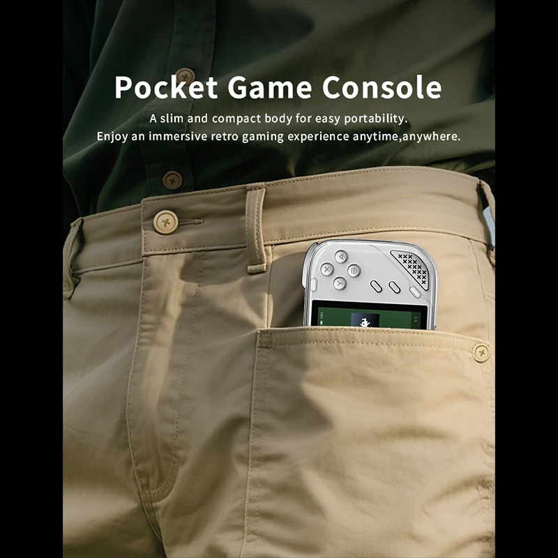 MINILOONG POCKET 1 Modular Retro Handheld Emulator 4" 4:3 IPS RGB Hall Joystick LOONG OS Open Source OTA 4000mAh Gift POCKET1 photo 6