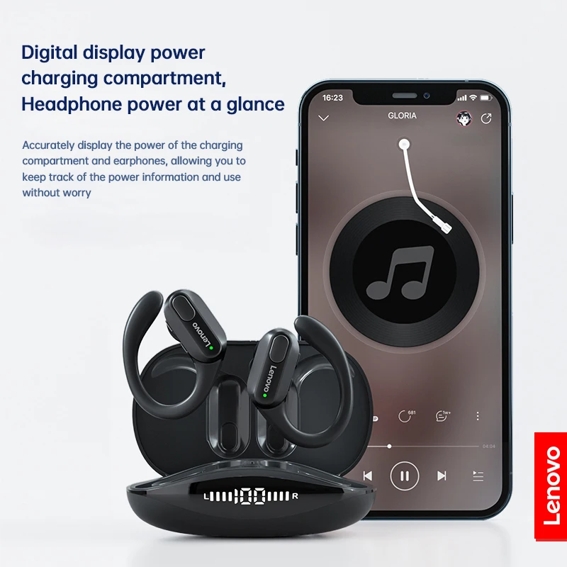 Original Lenovo XT80 Sports Wireless Earphones with Mics, LED Power Display,Hifi Stereo Sound Bluetooth 5.3 TWS HeadphHeadphones photo 2