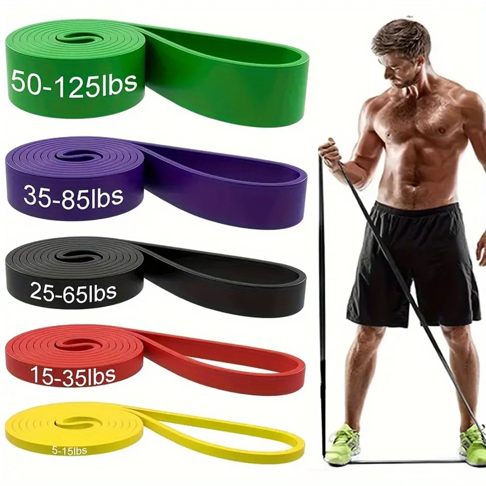 resistance Bands, Stackable TPE Resistance Bands for Strength Training, Fitness, Workout, Stretching, Home Gym and More photo 1