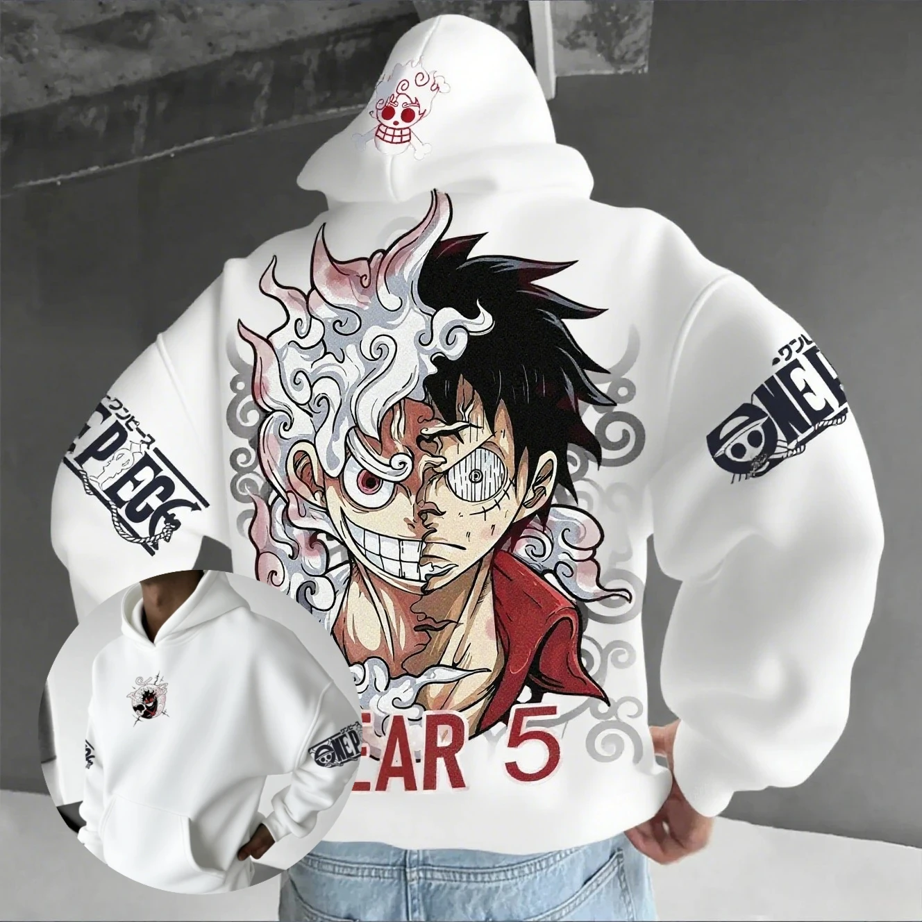 One Piece Luffy Anime Hoodie man women Pullover Sweatshirt Streetwear Casual Autumn spring Cosplay Long Sleeve Tops photo 1