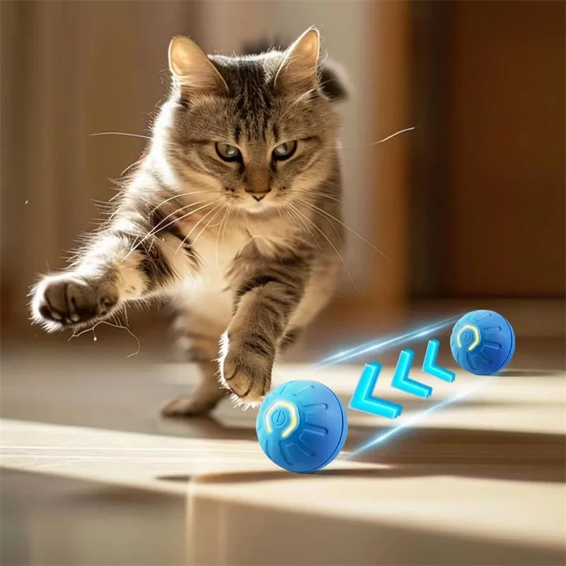 Smart Dog Toys Ball Electronic Interactive Pet Toy Moving Ball USB Automatic Moving Bouncing for Puppy Birthday Gift Cat Product photo 3