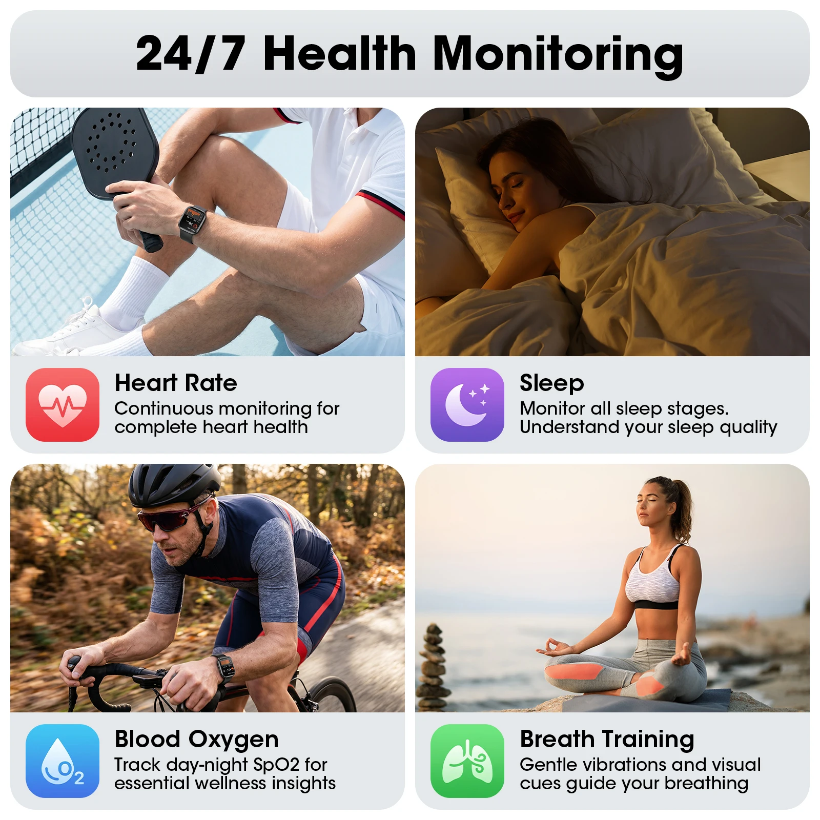 Smart Watch Bluetooth Call 1.83'' TFT Screen Gift Box Set IP67 Fitness Tracker Heart Rate SpO2 Sleep Monitor 230mAh For Men Women Android iOS photo 7