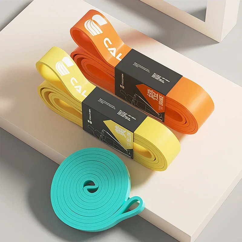 Yoga TPE Elastic Band Pull-up Tension Belt Men's and Women's Strength Fitness Exercise Assisted Resistance Bands For Home Gym photo 1