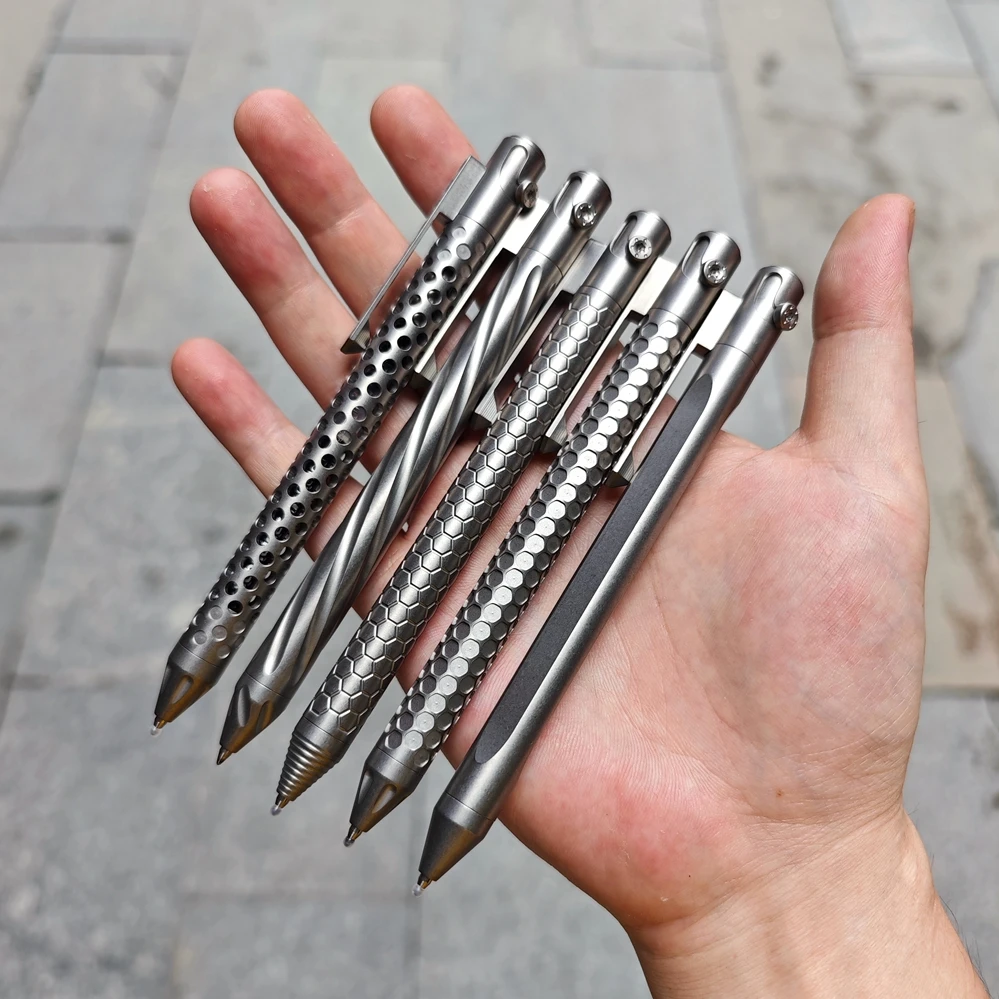 EDC Titanium Alloy Pen With Collection Writing Multi-functional Portable Outdoor EDC Tools photo 1