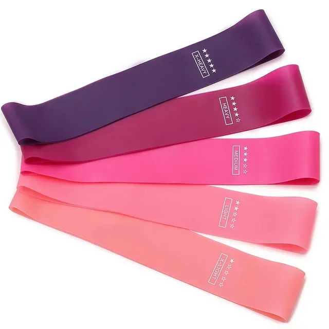 Portable Fitness Workout Equipment Rubber Resistance Bands Yoga Gym Elastic Gum Strength Pilates Crossfit Women Weight Sports photo 4