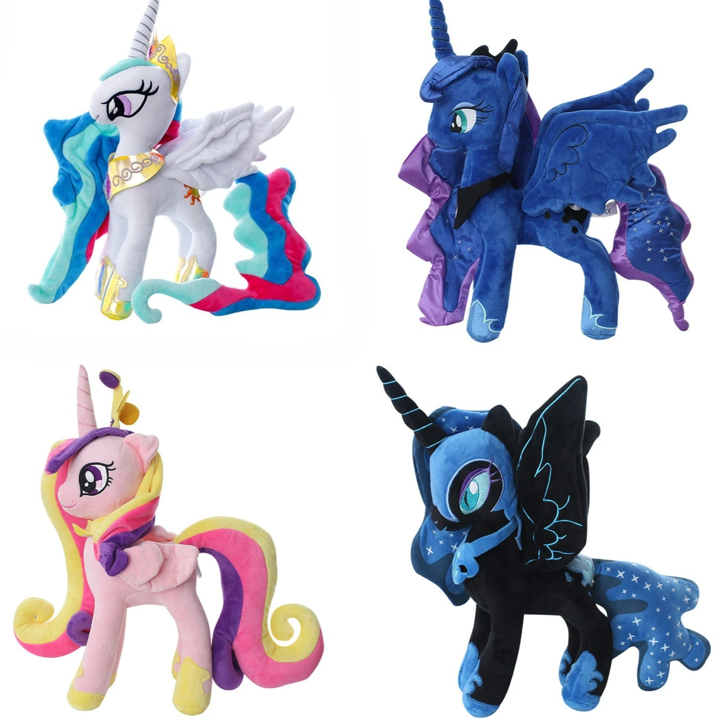 Unicorn Plush Toy Pony Doll Kawaii Cartoon Horse Soft Stuffed Animal Plush Pillow Kids Birthday Gift Home Decoration photo 1