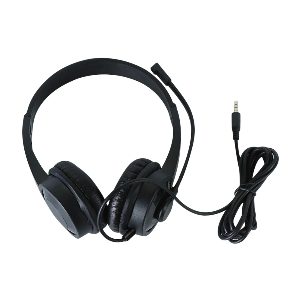3.5MM Call Center Clear Voice Office School PC Gaming With Microphone 1.5M Wired Computer Headset Volume Control Noise Reduction photo 3