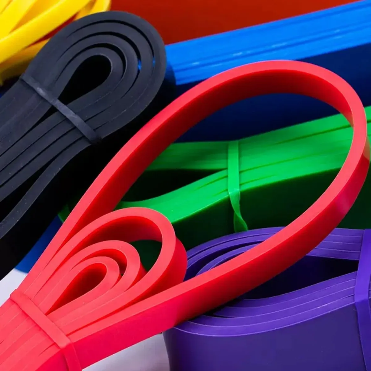 Resistance Bands Set Pull Straps Assistive Pull-Up Bands Exercise Straps Leg Exercise Bands for Gym Fitness Home Workout Equipme photo 6