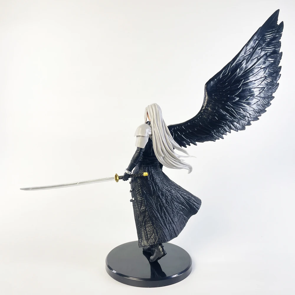28cm Sephiroth Anime Figure Rebirth One-Winged Angel Action Figure Collection Model Desktop Ornaments Decoration photo 3