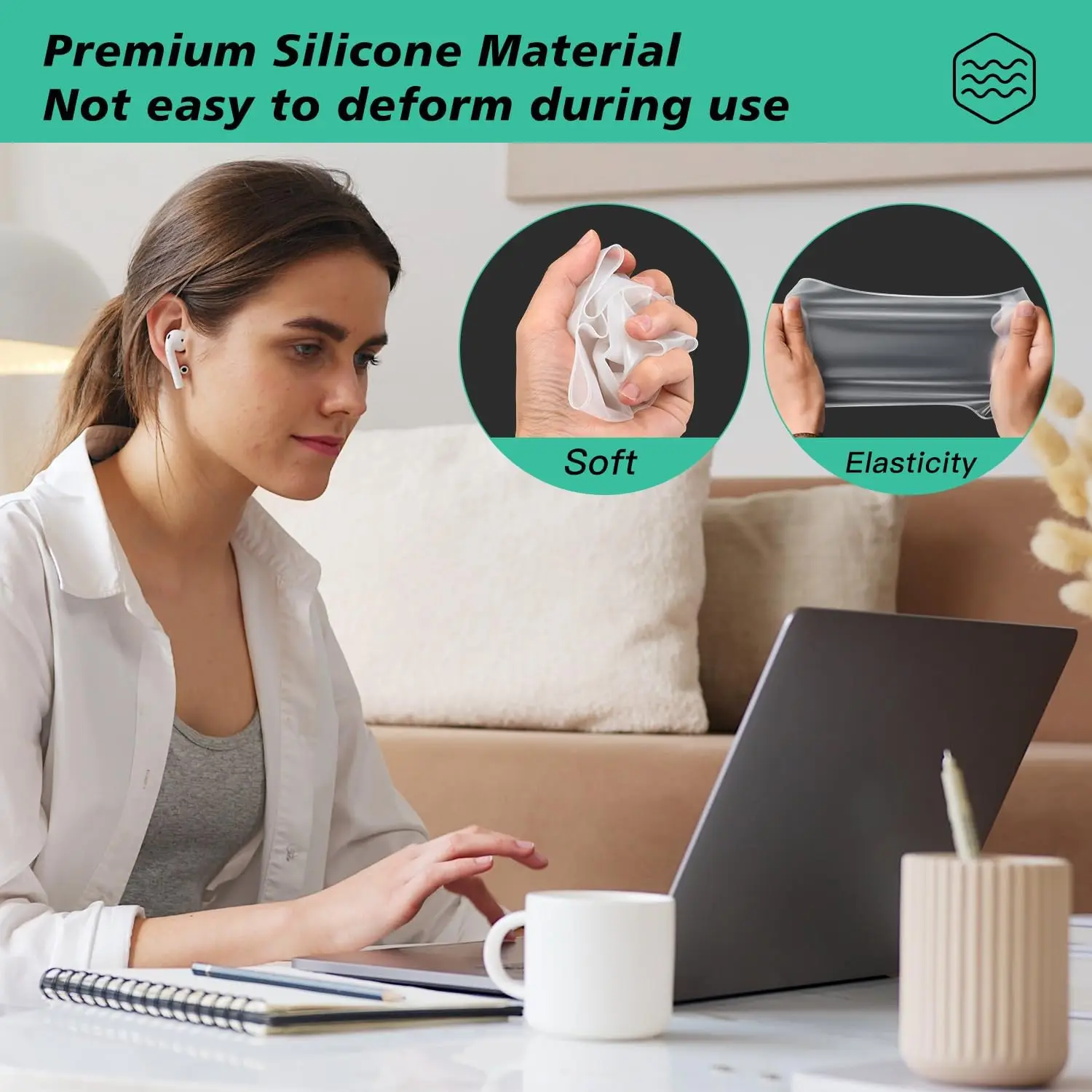 Universal Keyboard Cover Protector Skin for 13" 15.6" inch Laptop Ultra Thin MacBook HP Dell Lenono ASUS Waterproof Dustproof photo 6