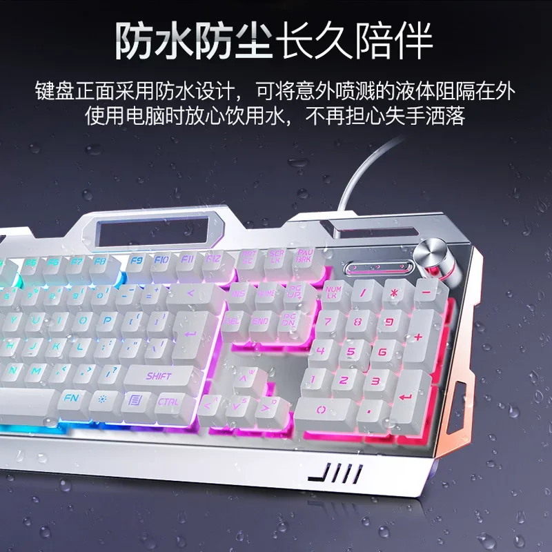 RGB Gamer Keyboard Gaming Keyboard and Mouse Headphone Gamer Kit Backlit USB Wired Computer KeyboardFor Pc Laptop 3 In1 Teclado photo 4