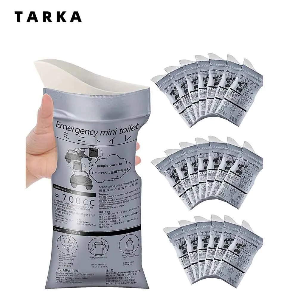 TARKA Camping Emergency Urinate Bags Disposable Piss Bags Travel Mini Mobile Toilet Portable Urine Bag Baby Vomiting Bag photo 1