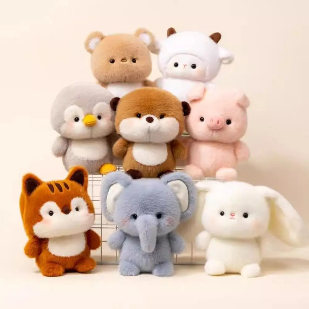 Cute 16cm Plush Companion Doll Capybara Elephant Stuffed Animal Pillow Plush Bear Animal Plush Toy Sleeping Gift photo 1