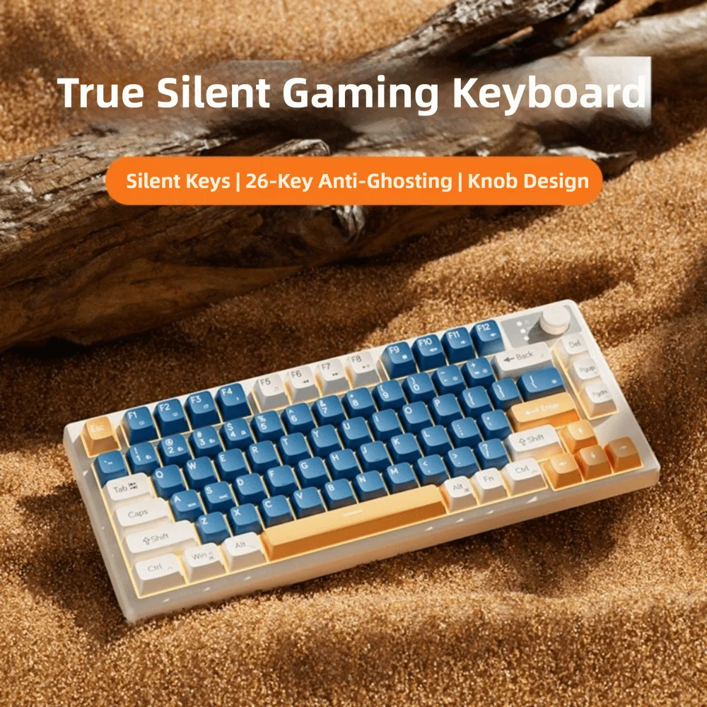 Wired Connection Gaming Mechanical Keyboard 75 Layout Ultra-Quiet Mechanical Feel Keyboard Compact Layout photo 5