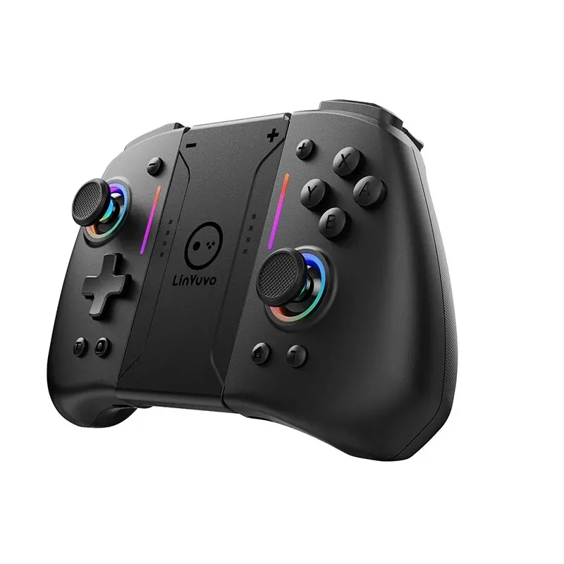 LinYuvo KS42 Meteor Light Wireless Joy-pad with 8 Color RGB Lights for Switch/Lite/OLED, with Programmable,,Turbo & Vibration photo 3