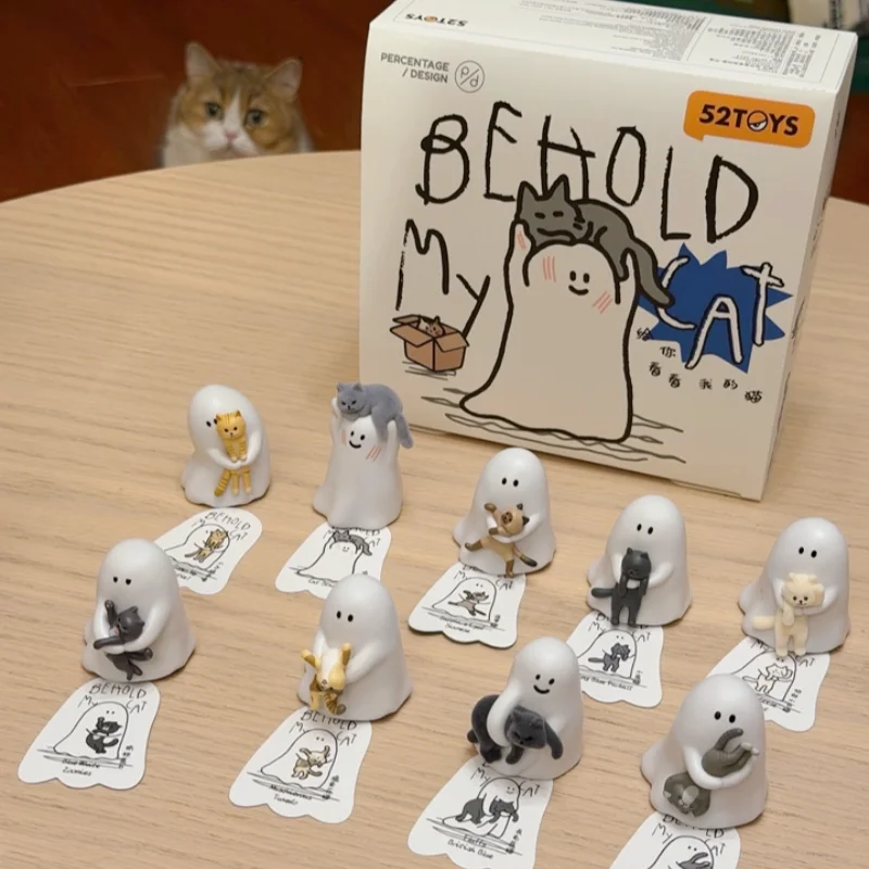 New Ghody Behold My Cat Series Mini Blind Box Trendy Collectible Figurine Surprise Mystery Box Exquisite And Interesting Toys photo 1
