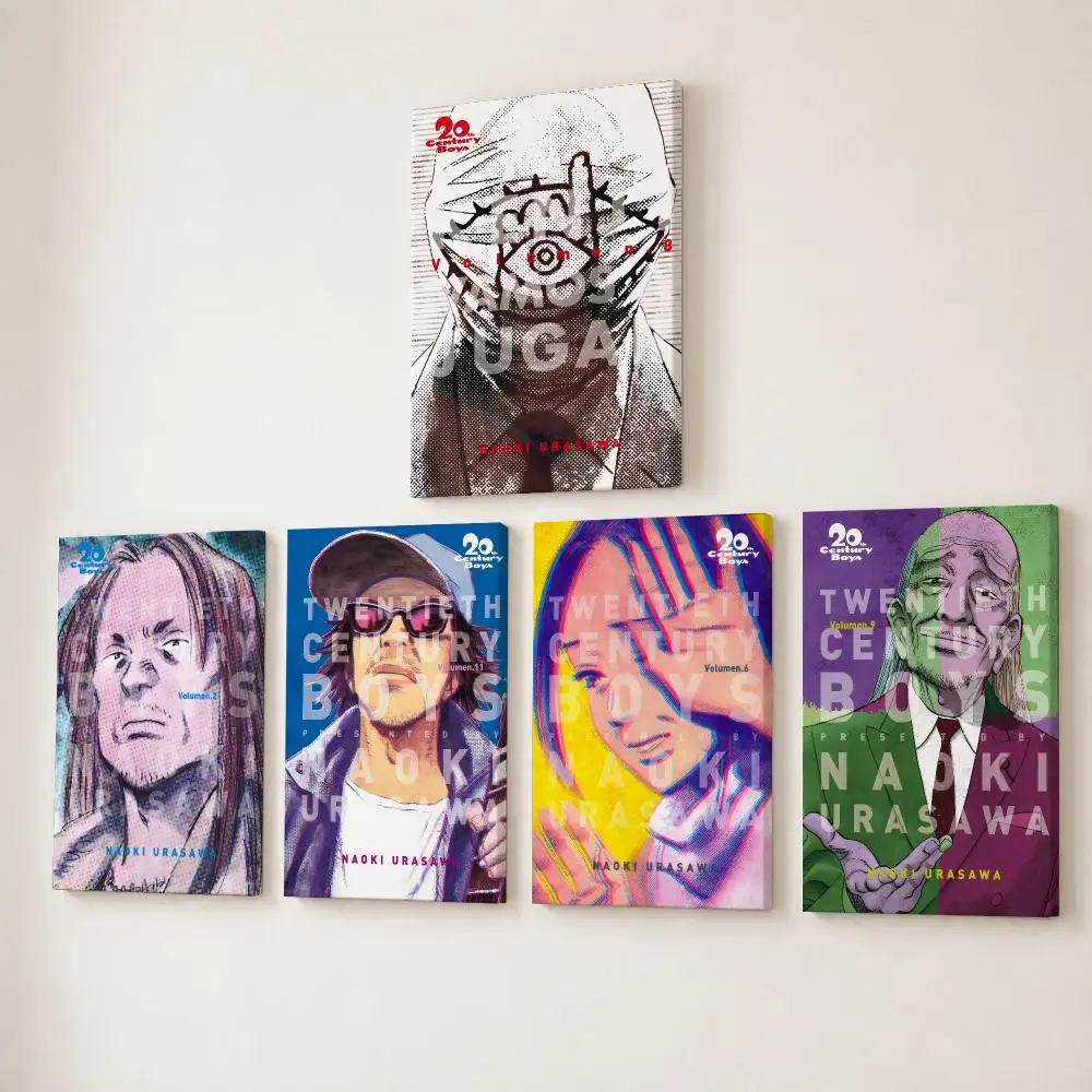 Japanese Anime 20th C-Century Boys Poster HD Canvas Wall Art With Inner Frame Gallery Wrapped Ready To Hang Home Decor photo 1