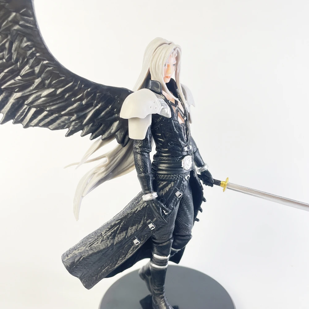 28cm Sephiroth Anime Figure Rebirth One-Winged Angel Action Figure Collection Model Desktop Ornaments Decoration photo 4