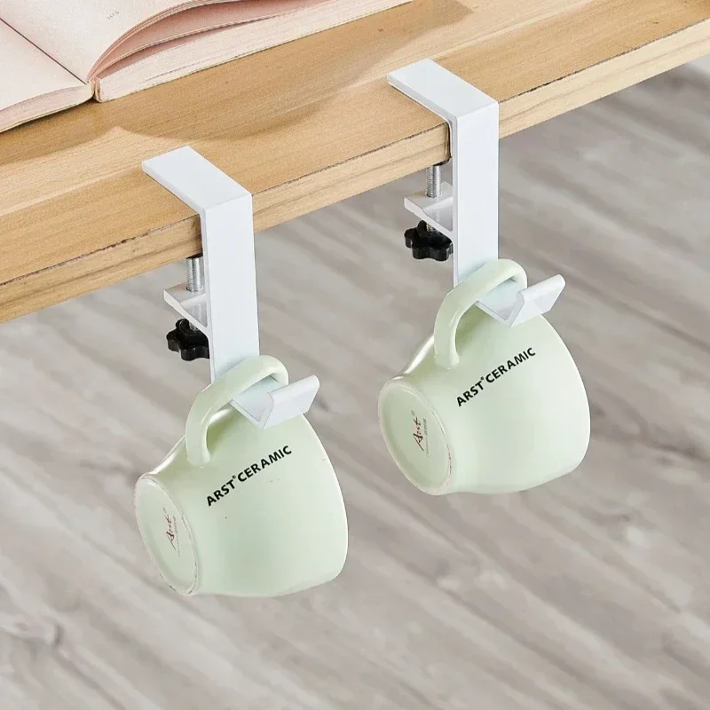 1/2pc Adjustable Desk Edge Hook Gaming Headset Desk Hanger Backpack Storage Hanging Hook Holder Punch-free Home Office Organizer photo 5