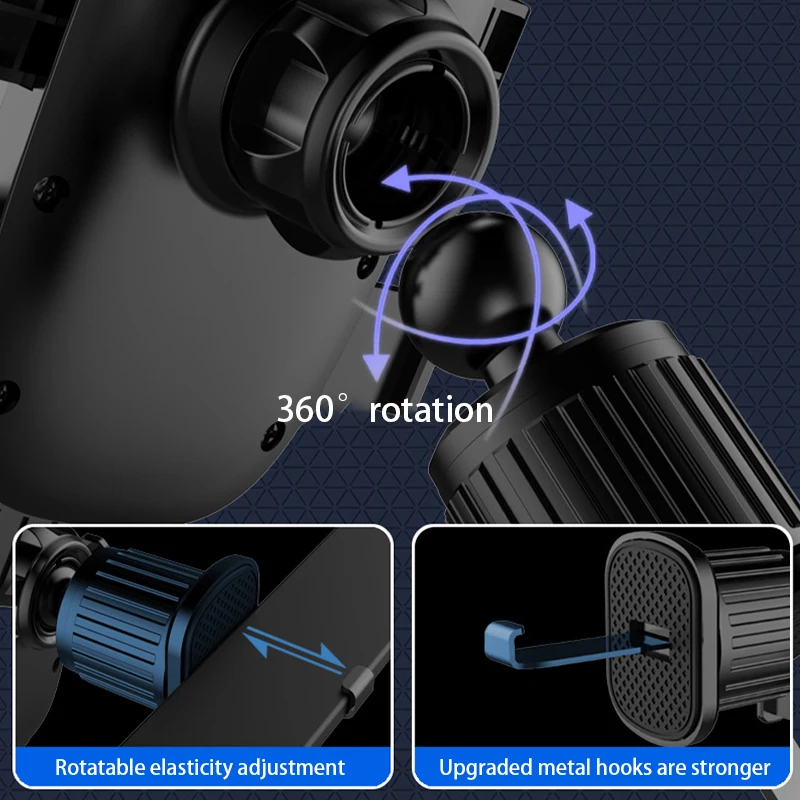 SEAMETAL Car Phone Holder Bracket Accessories Interior Air Outlet Vent Base Gadget Universal Auto Cellphone Support Accessories photo 4