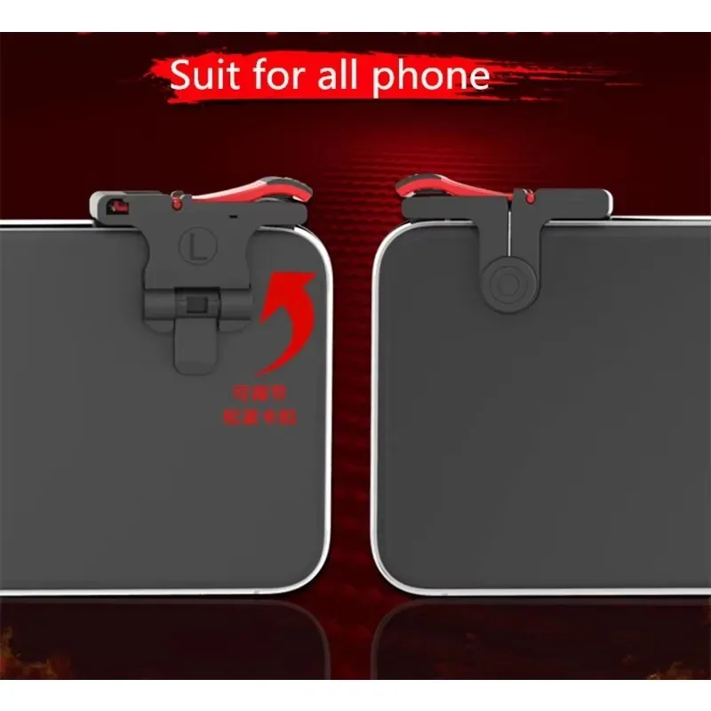 For Phone L1R1 Grip with Joystick / Trigger L1r1 Fire Buttons for IPhone 8 Android IOS Mobile Gamepad for Pubg Controller Holder photo 5