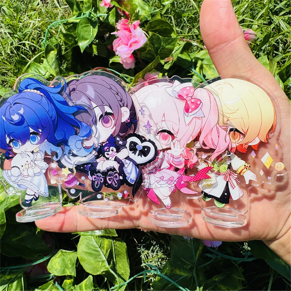 Anime Project SEKAI Colorful Stage feat Asahina Mafuyu Shinonome Ena AKIYAMA MIZUKI Cosplay Accessories Badge Stand Plate Prop photo 1
