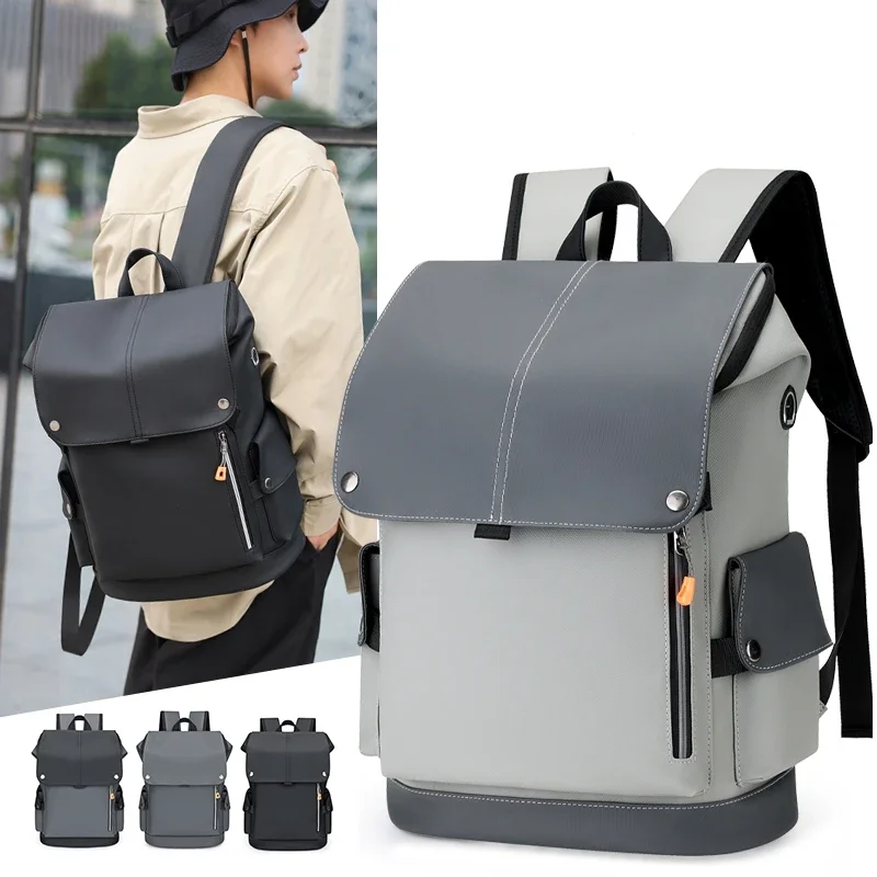 USB Charging Urban Man Backpack Waterproof Rucksack Men's Laptop Backpack Large Computer Backpack for Business Office Outdoor photo 1
