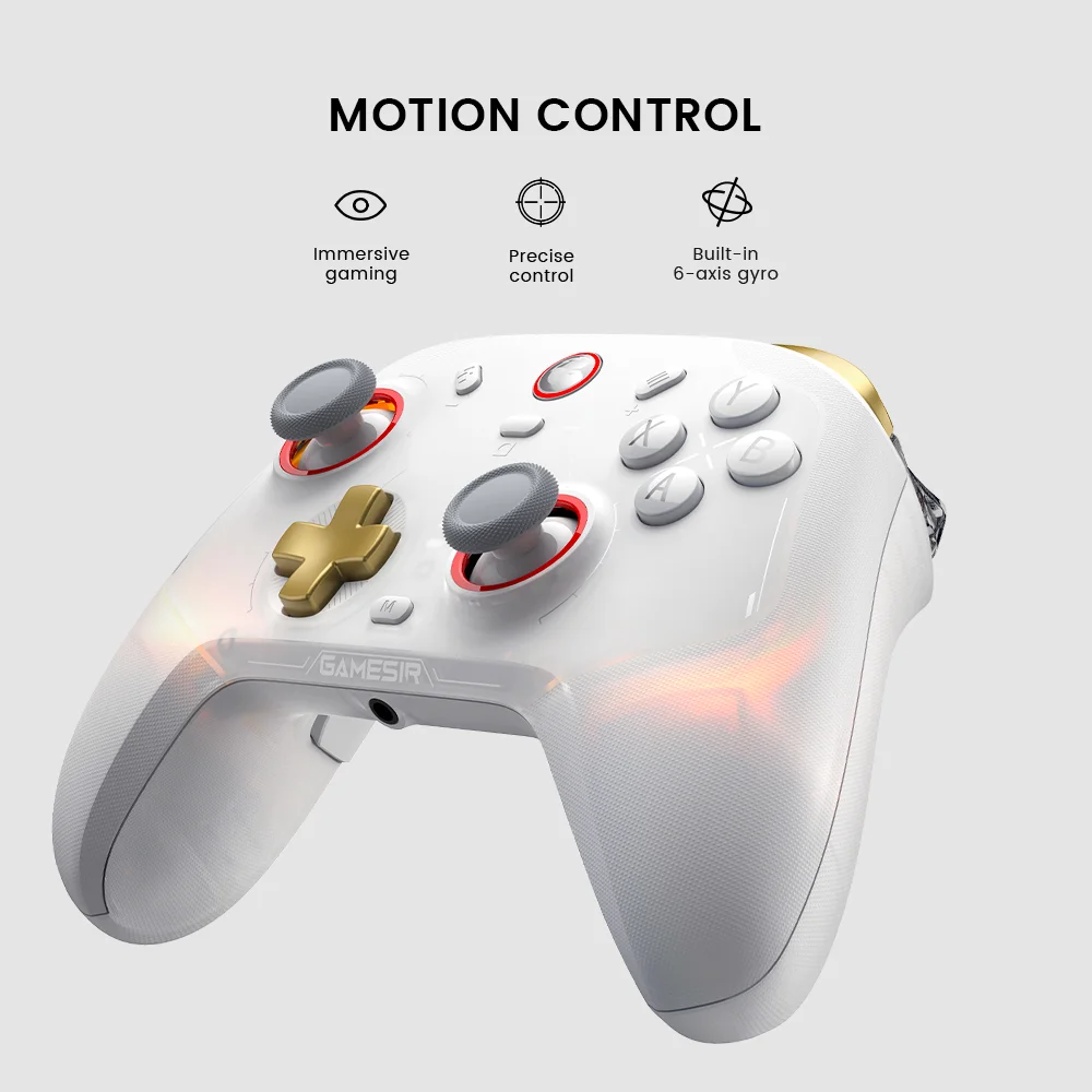 GameSir Cyclone 2 Wireless Pro Controller for Nintendo Switch 2 / PC / iPhone / Android - Hall Effect, Tri-Mode (BT/2.4G/USB) photo 4