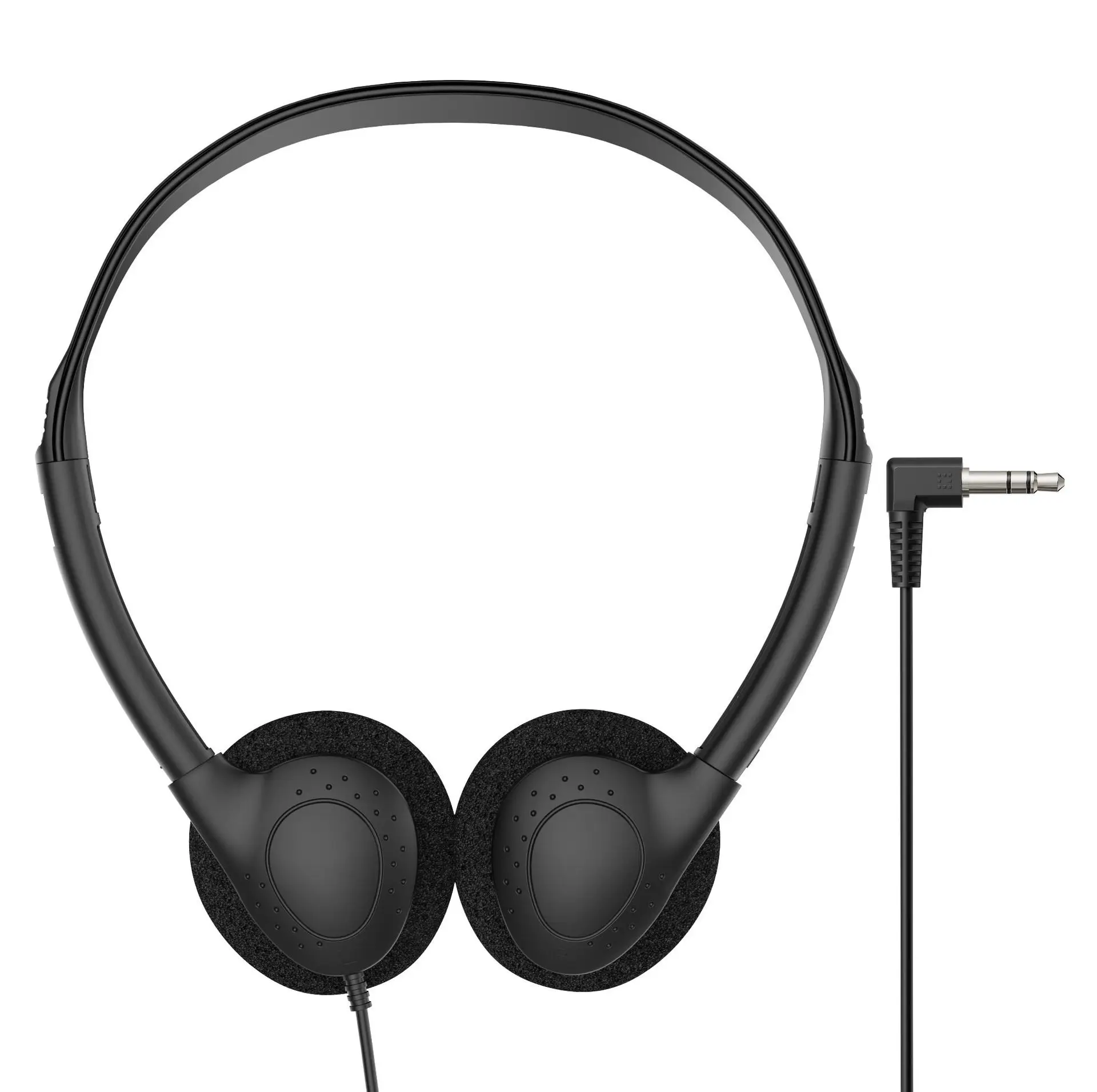2/4/6Pcs 3.5mm Wired Computer Headphone No Microphone Gaming Headset Noise Canceling Sports MP3 Earphone Wired Stereo Headset photo 1